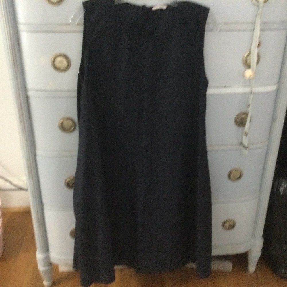 Gap Cotton Poplin Navy Tent Dress 10/12